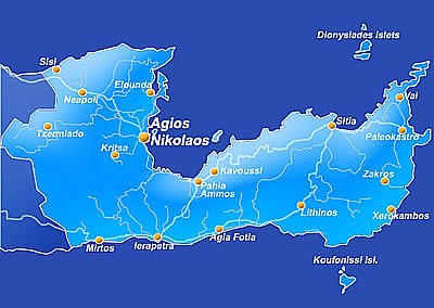 Harta Lassithi Creta