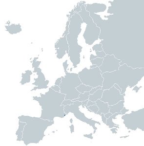 Harta Monaco - Harta Europa
